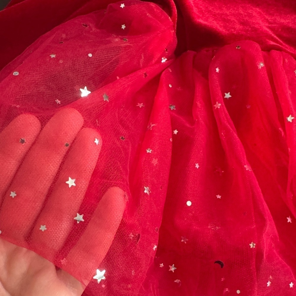 SHEIN Radiant Red Kids Dance Dress - Picture 4 of 4